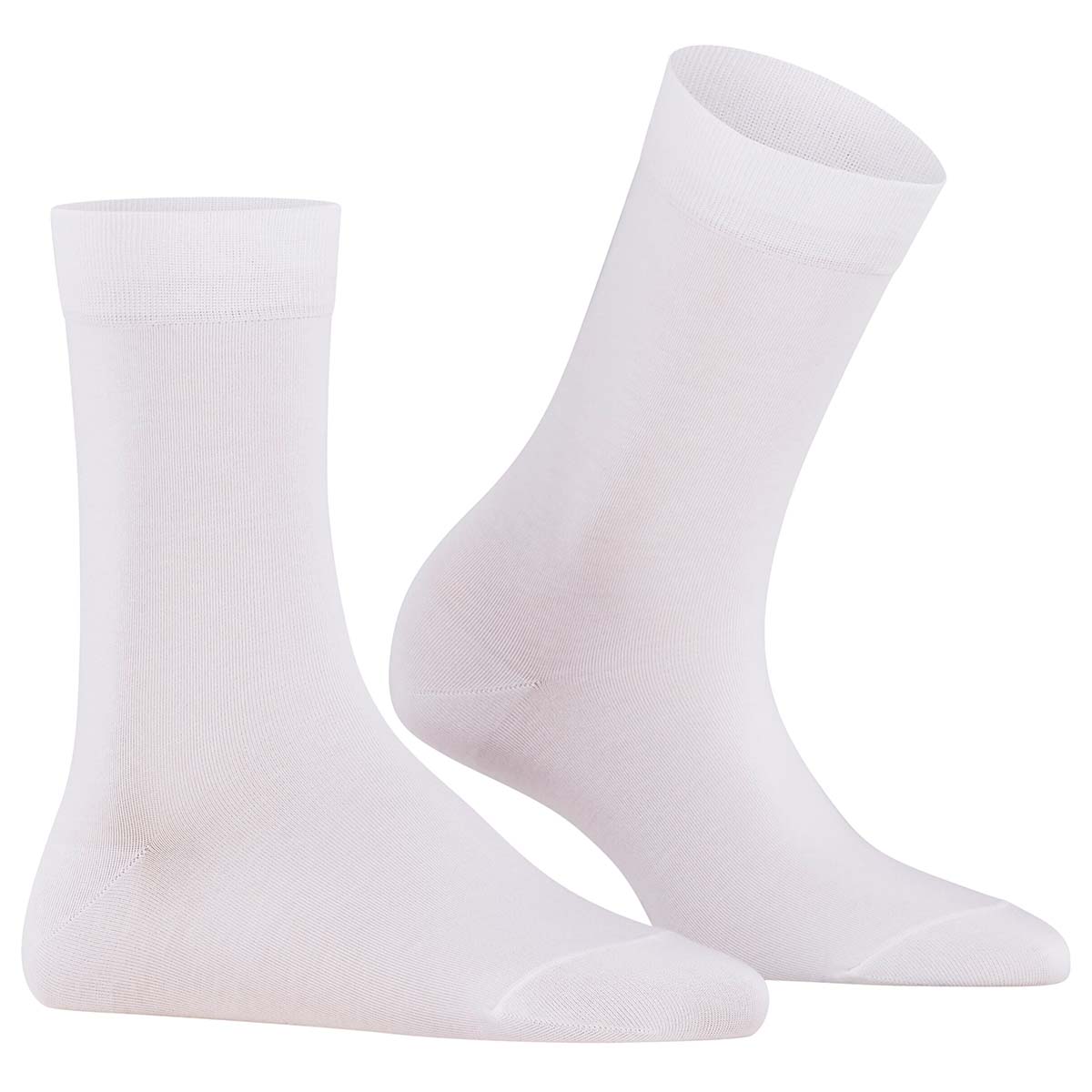 Falke Cotton Touch strømper, hvid - 47105 - 2000 - White