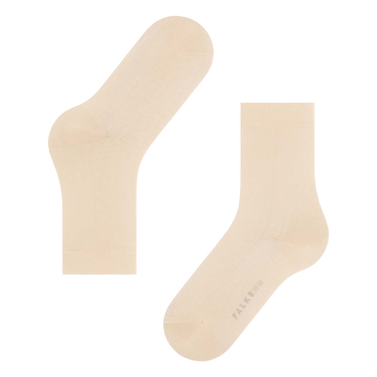 Falke Cotton Touch strømper, beige - 47105 - 4011 - Cream