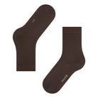 Falke Cotton Touch strømper, brun - 47105 - 5233 - Dark Brown