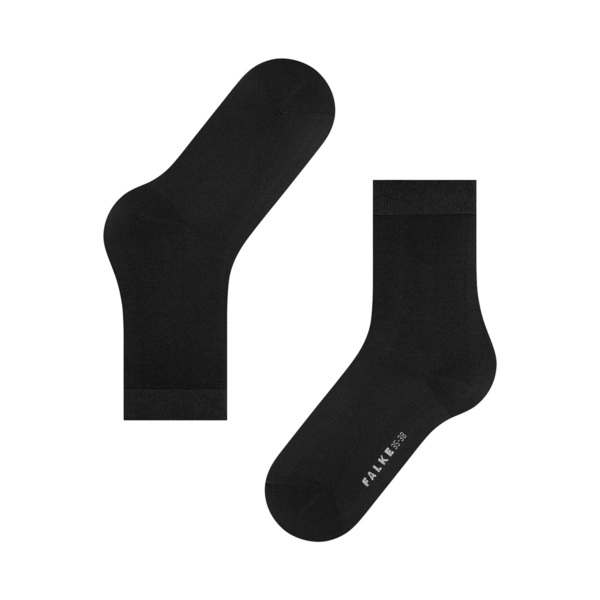 Falke Cotton Touch strømper, sort - 47105 - 3000 - Black