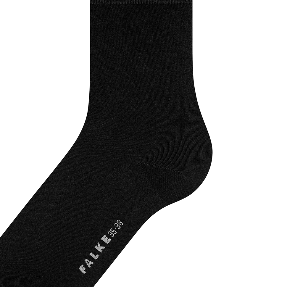 Falke Cotton Touch strømper, sort - 47105 - 3000 - Black