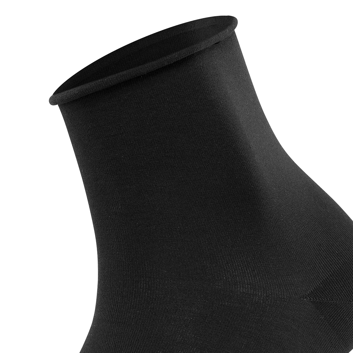 Falke Cotton Touch Short strømper, sort - 47106 - 3000 - Black