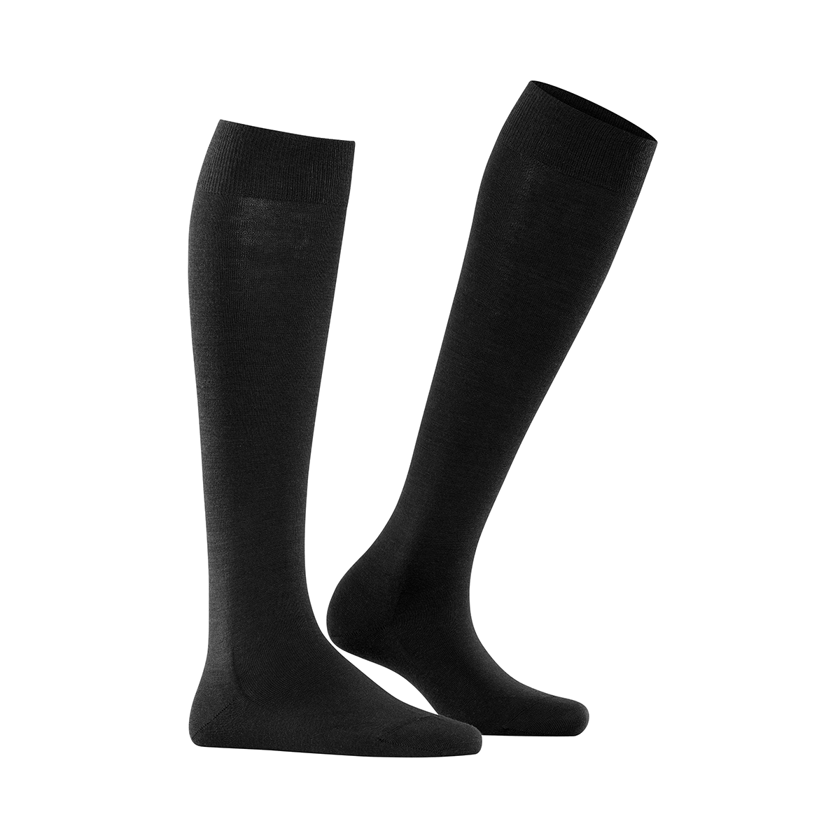 Falke Softmerino knæstrømper, sort - 47438 - 3009 - Black