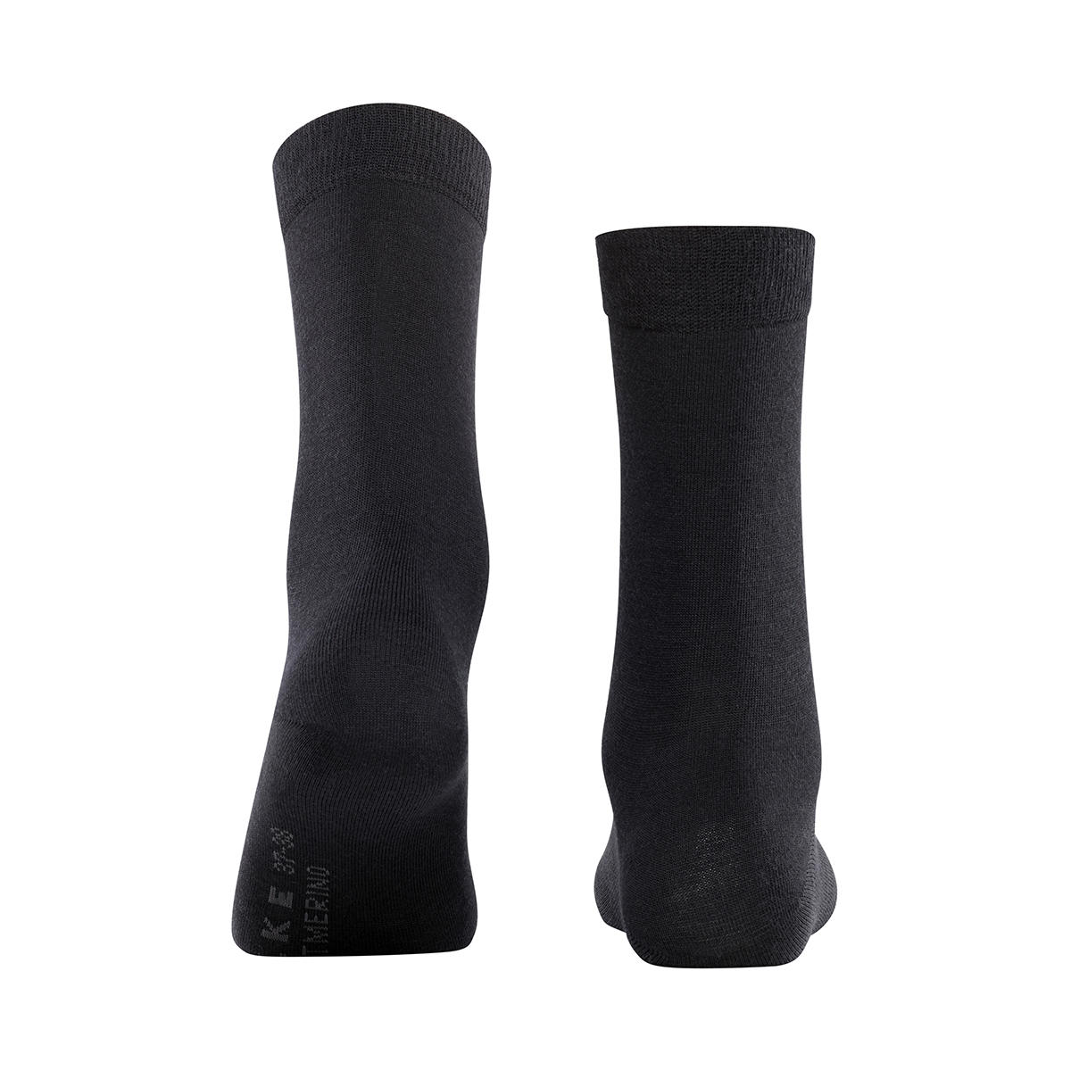 Falke Softmerino strømper, sort - 47488 - 3009 - Black