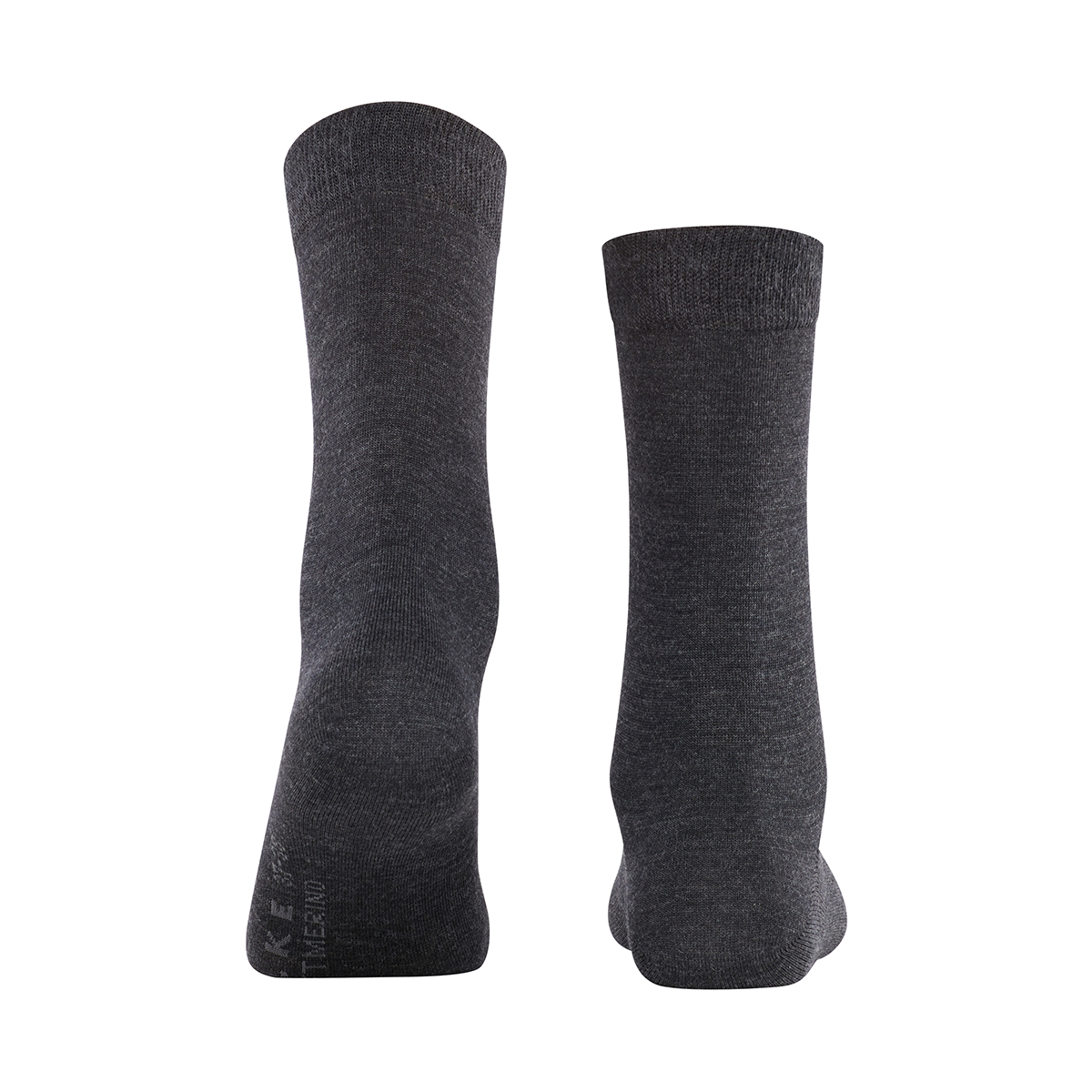 Falke Softmerino strømper, grå - 47488 - 3089 - Anthra Melange