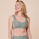 Copenhagen Cartel Agung bikini top uden bøjle, multi - 47690 - Army/Sand - Army