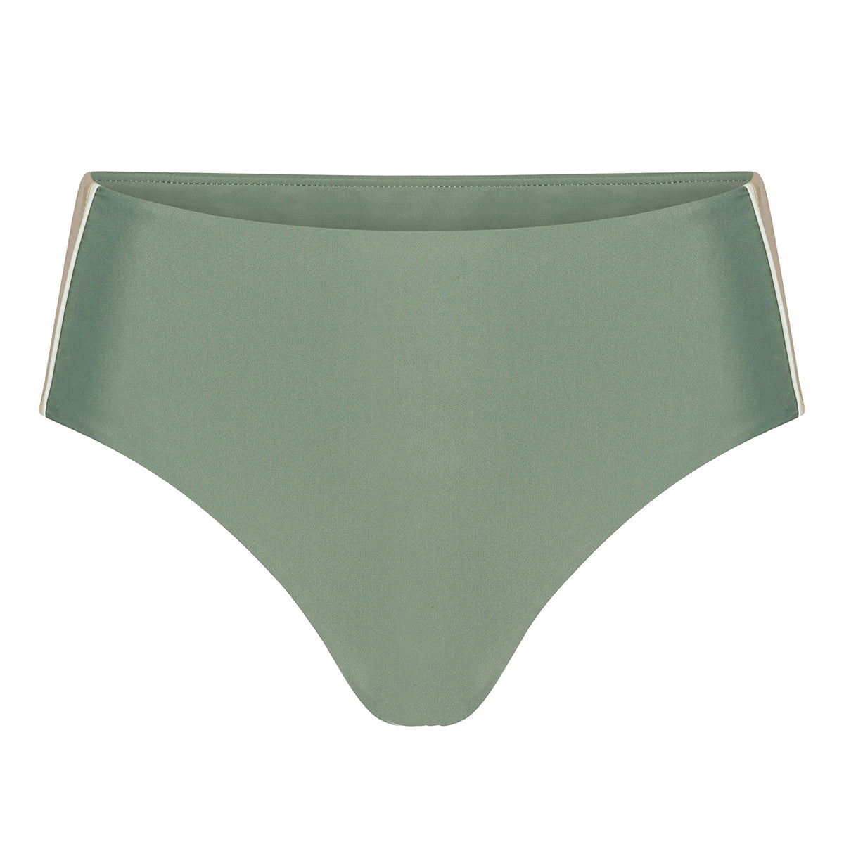 Copenhagen Cartel Ubud High Waist bikinitrusse, multi - 47935 - Army/Sand - Army