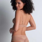 Aubade Sheer Emotion Cheeky hipster trusse, beige - 4M70 - SANN - Sand