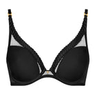 Aubade Sheer Emotion trekant BH, sort - 4MF12 - BLAK - Black