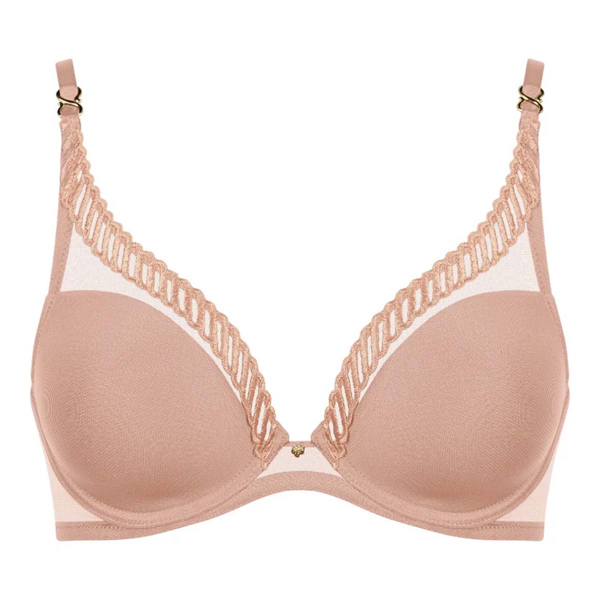 Aubade Sheer Emotion trekant BH, beige - 4MF12 - SANN - Sand