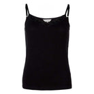 Lady Avenue Bamboo top, sort - 50-10521 - 02 - Black
