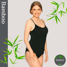 Lady Avenue Bamboo top, sort - 50-10521 - 02 - Black