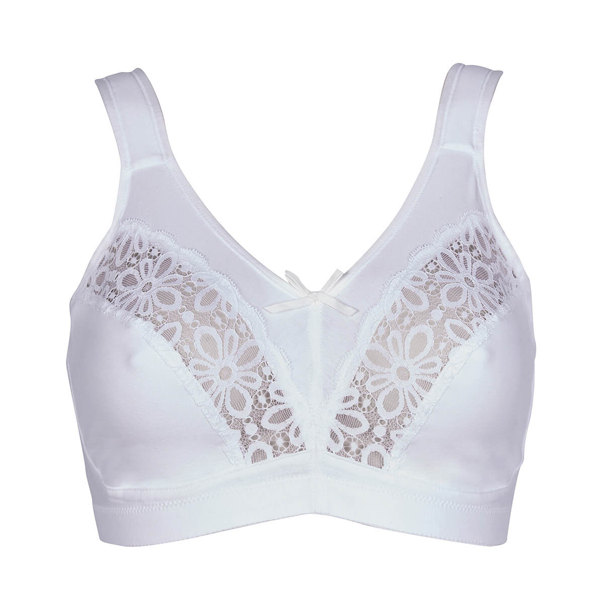 Elbrina BH uden bøjle, hvid - 50.04.4063 - 010 - White