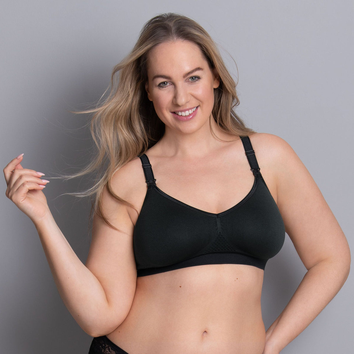 Anita Maternity Seamless amme BH, sort - 5096 - 001 - Black