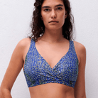 Femilet Taula bikini top med bøjle, multi - FS72M9 - C87 - Blue Snake