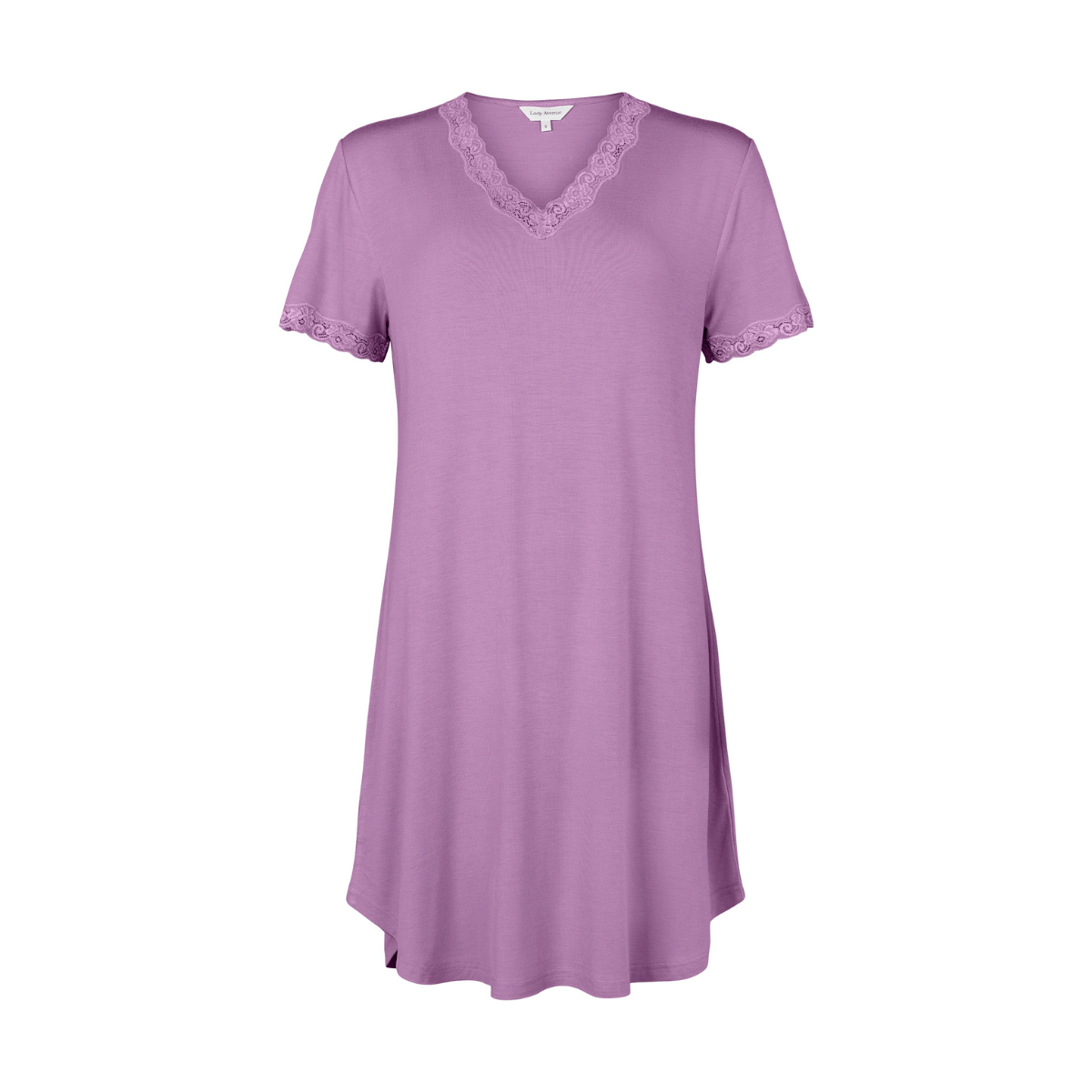 Lady Avenue Bamboo natkjole, lilla - 51-50516 - 176 - Amethyst