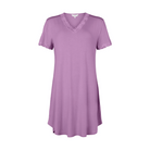 Lady Avenue Bamboo natkjole, lilla - 51-50516 - 176 - Amethyst