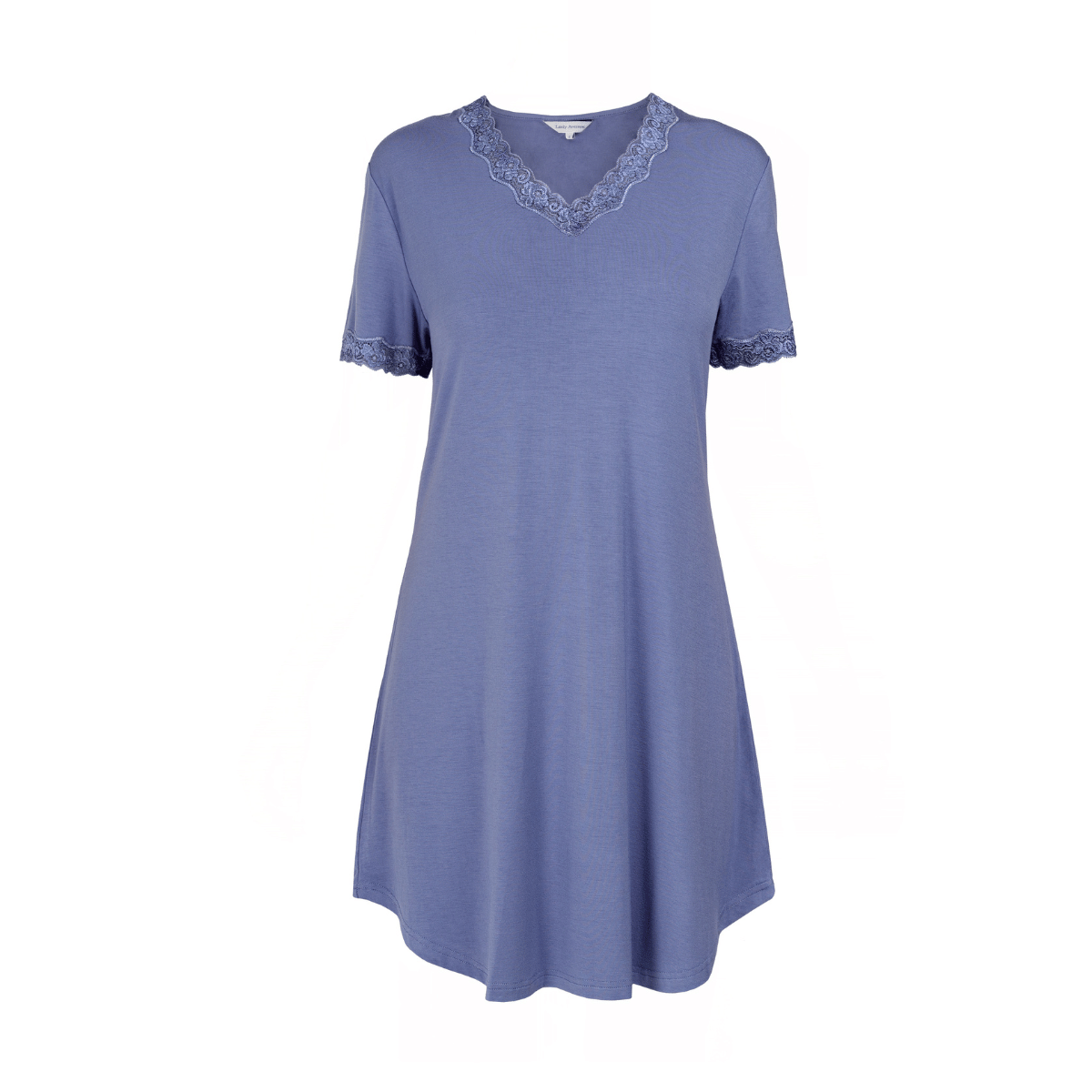 Lady Avenue Bamboo natkjole, blå - 51-50516 - 178 - Marlin Blue