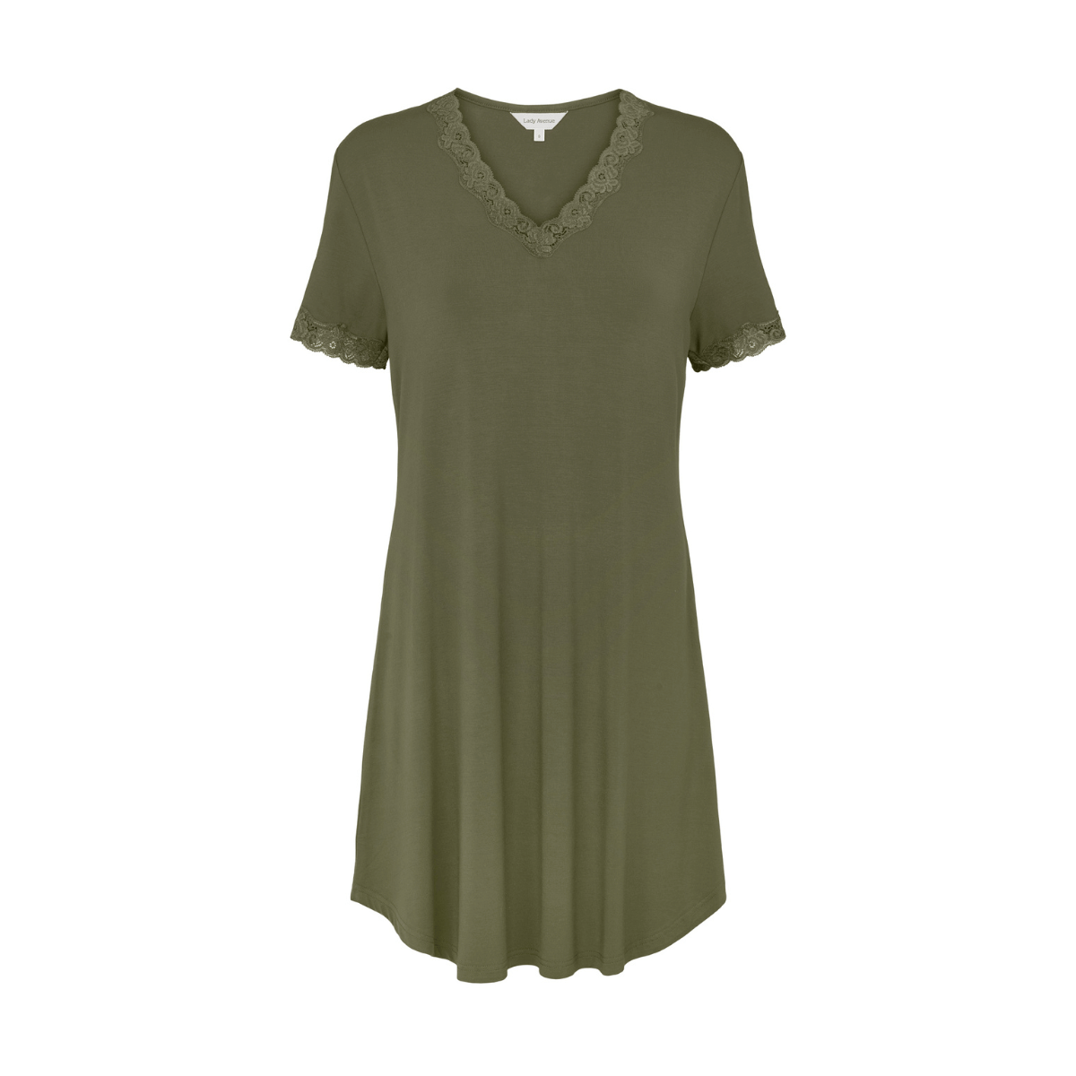 Lady Avenue Bamboo natkjole, grøn - 51-50516 - 222 - Forrest