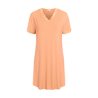 Lady Avenue Bamboo natkjole, orange - 51-50516 - 646 - Apricot