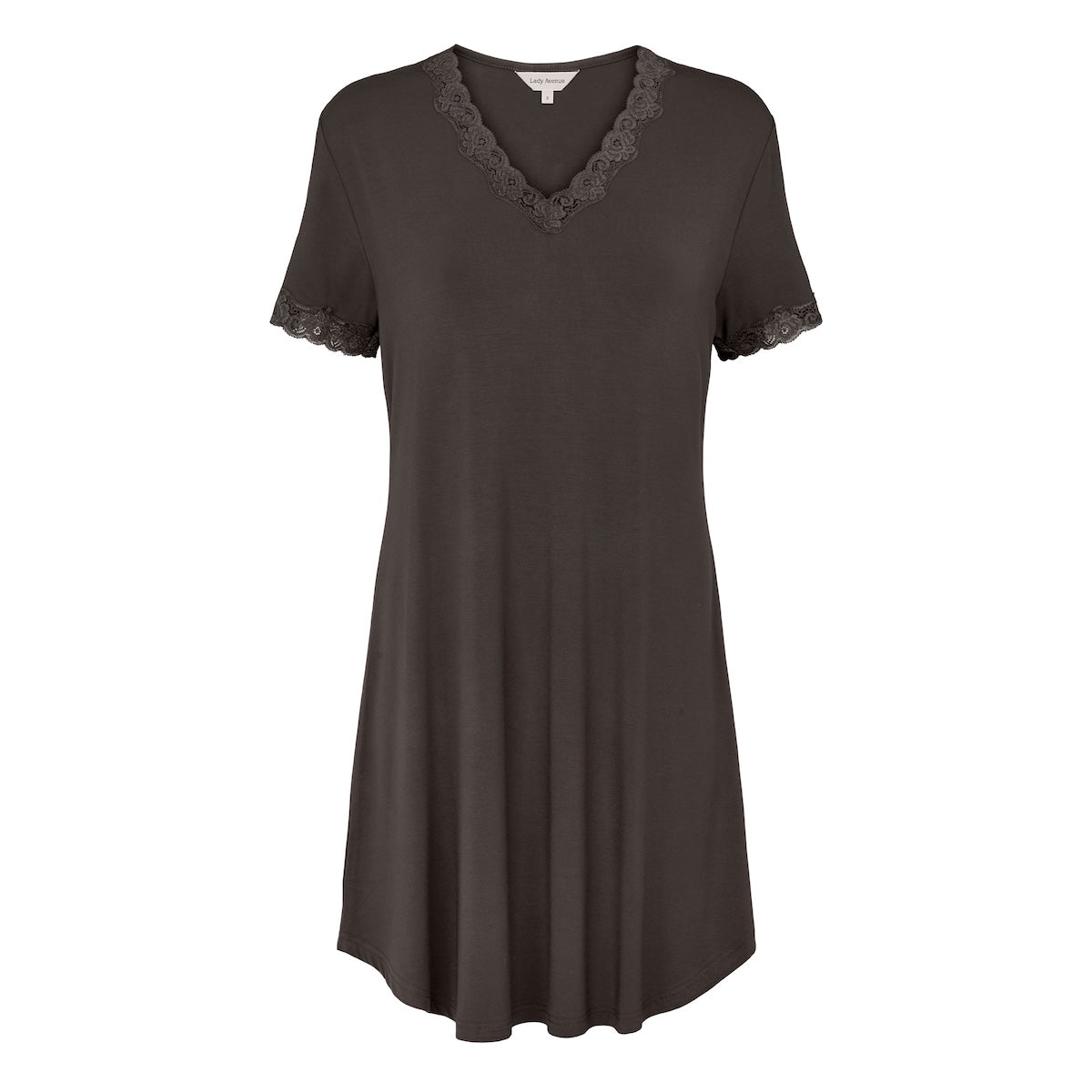 Lady Avenue Bamboo natkjole, brun - 51-50516 - 220 - Chocolate