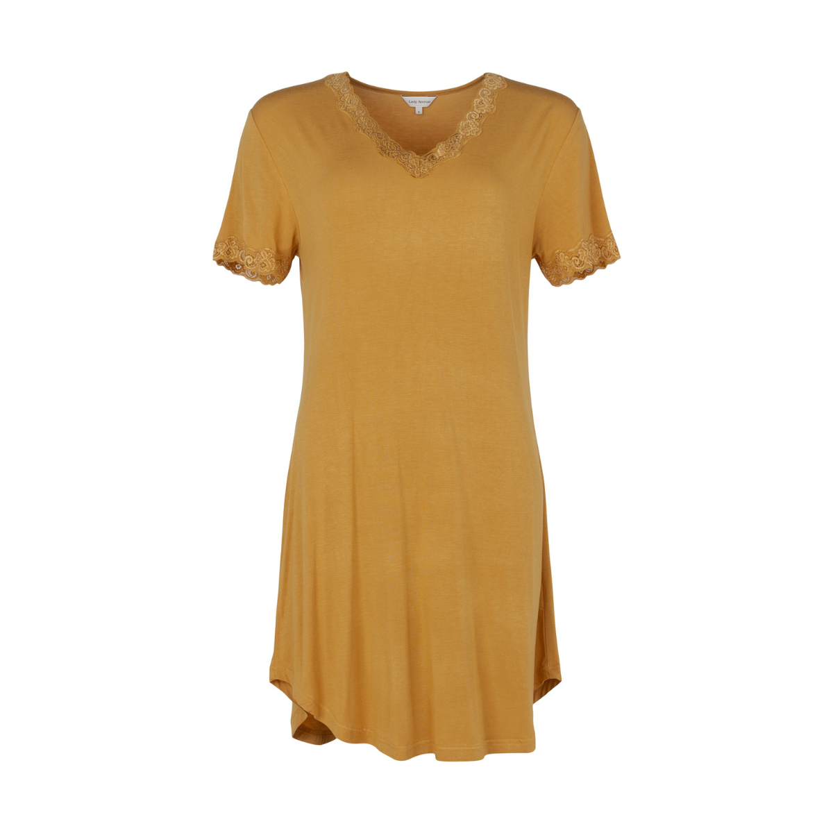 Lady Avenue Bamboo natkjole, gul - 51-50516 - 350 - Amber Gold