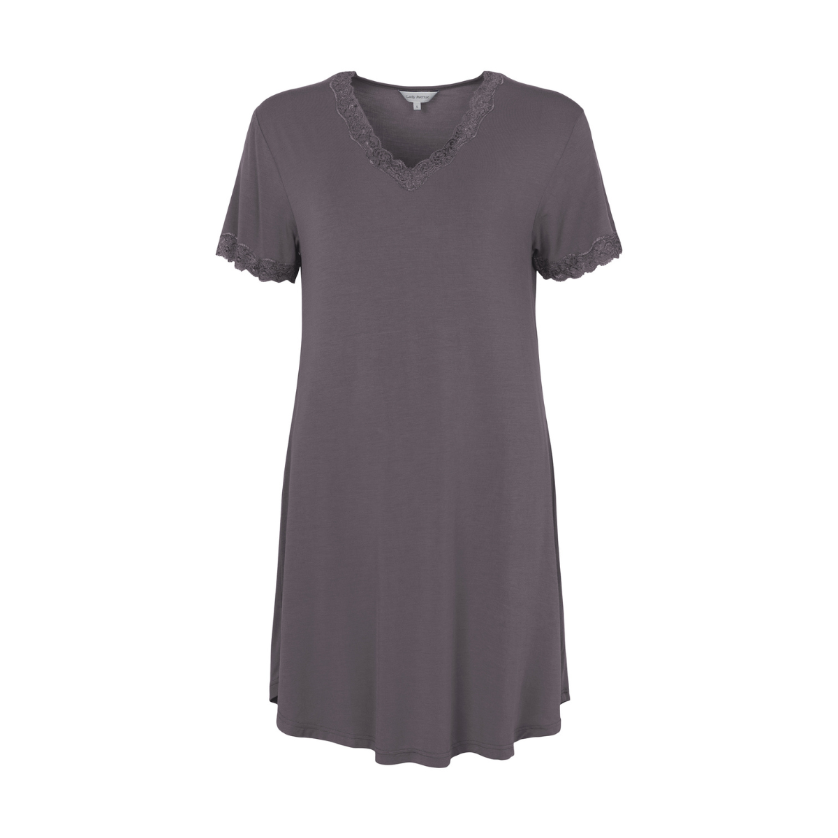 Lady Avenue Bamboo natkjole, grå - 51-50516 - 354 - Graphite