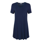 Lady Avenue Bamboo natkjole, blå - 51-50516 - 355 - Indigo