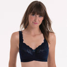 Rosa Faia Bobette BH uden bøjle, blå - 5292 - 380 - Maritime Blue