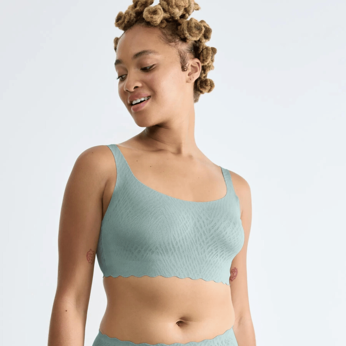 Sloggi Zero Feel Bliss top, mintgrøn - 10219678 - 7329 - Misty Turquoise