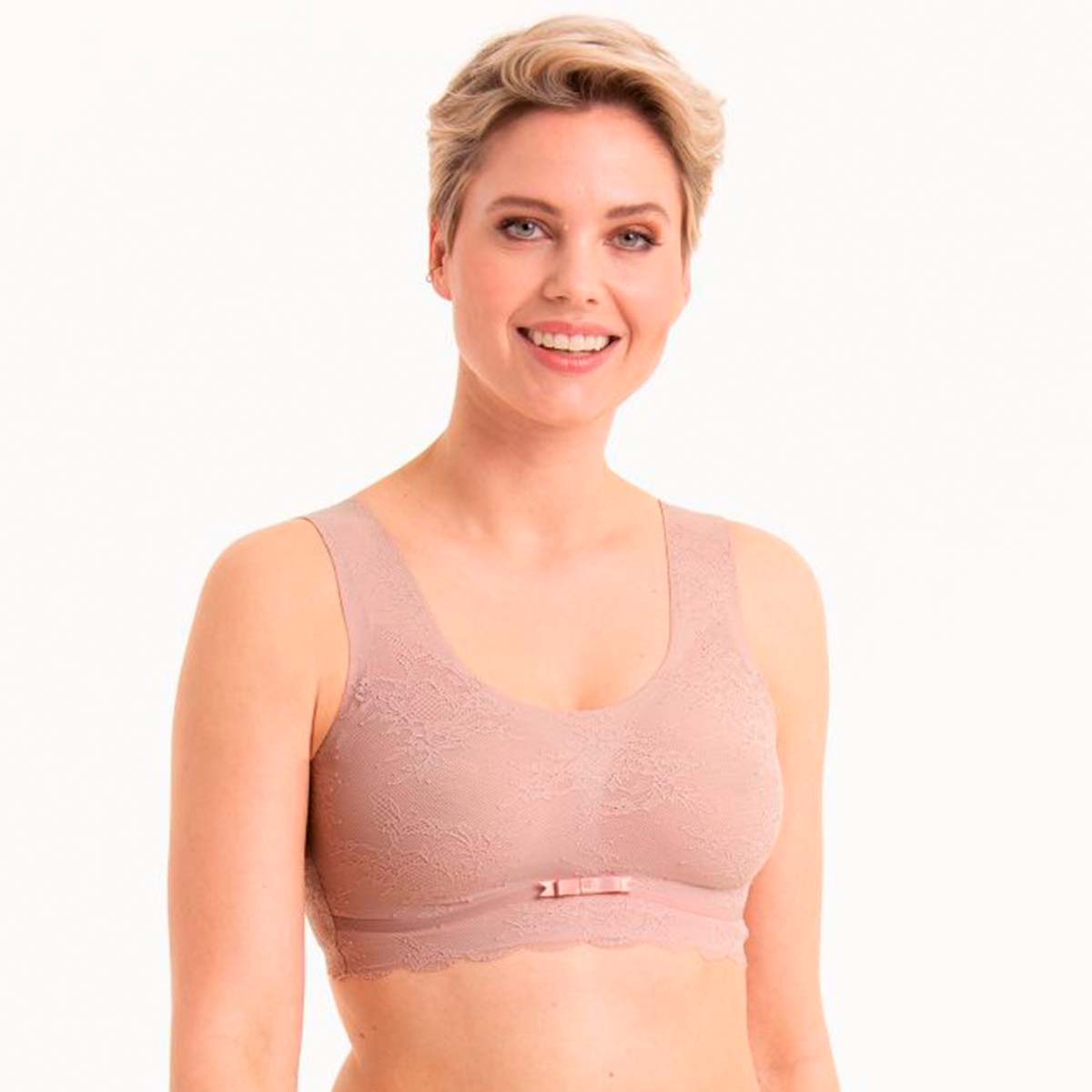 Anita Essential Lace bralette BH, lyserød - 5400 - 596 - Rosewood