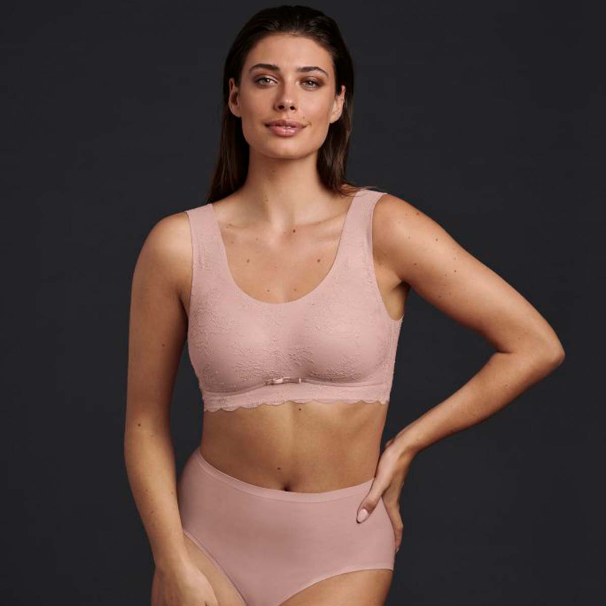 Anita Essential Lace bralette BH, lyserød - 5400 - 596 - Rosewood