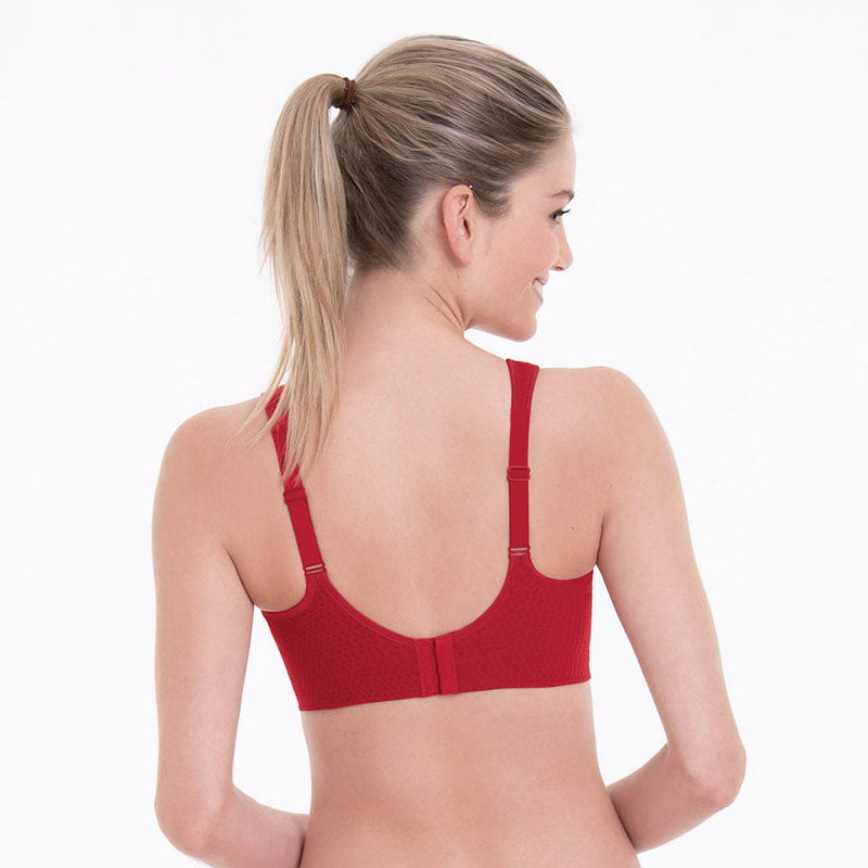 Anita Active Air Control sports BH, rød - 5544 - 115 - Lipstick