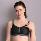 Anita Active Performance sports BH, sort - 5566 - 445 - BLACK/ANTHRACITE