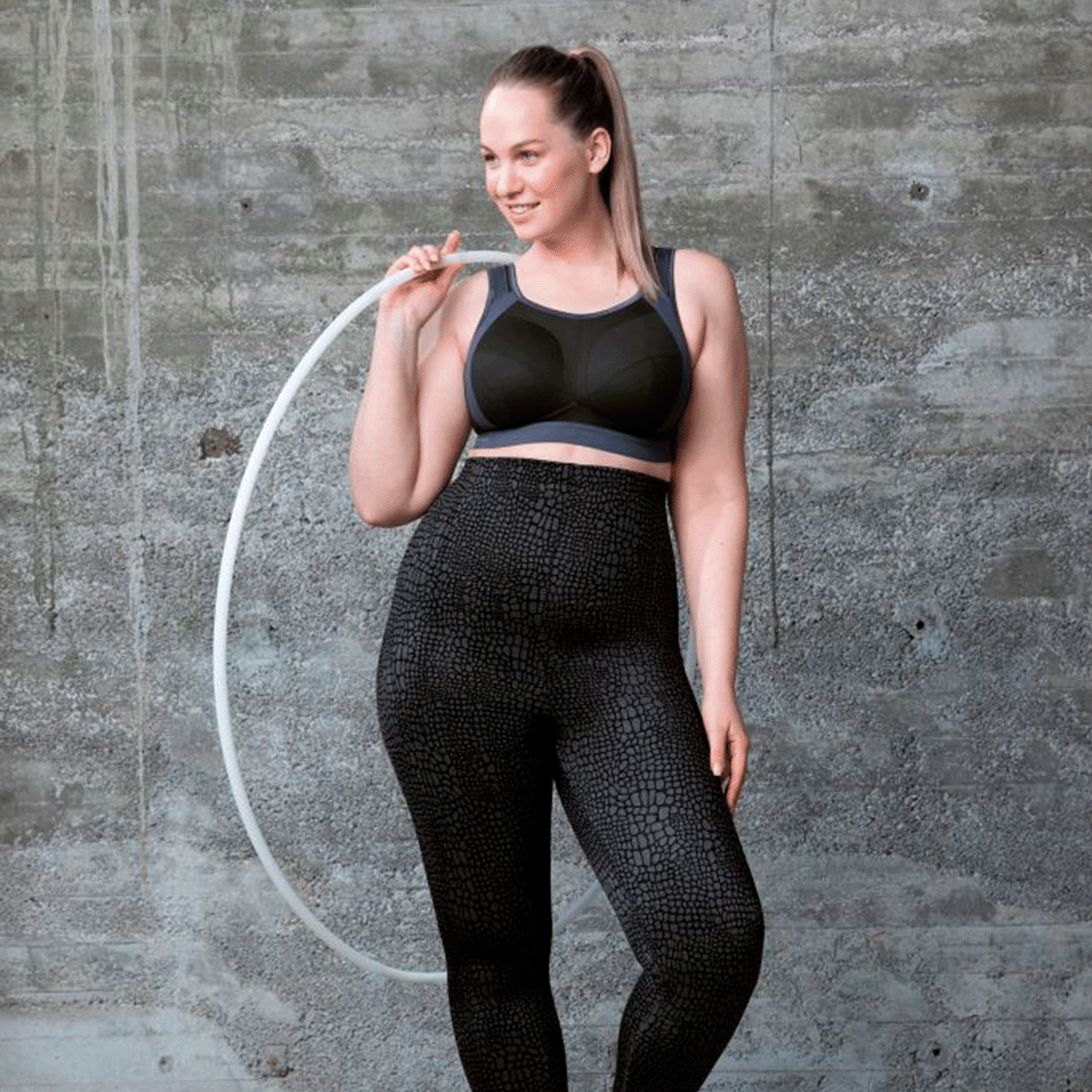 Anita Active Extreme Control Plus sports BH, sort - 5567 - 445 - Black/Anthracite