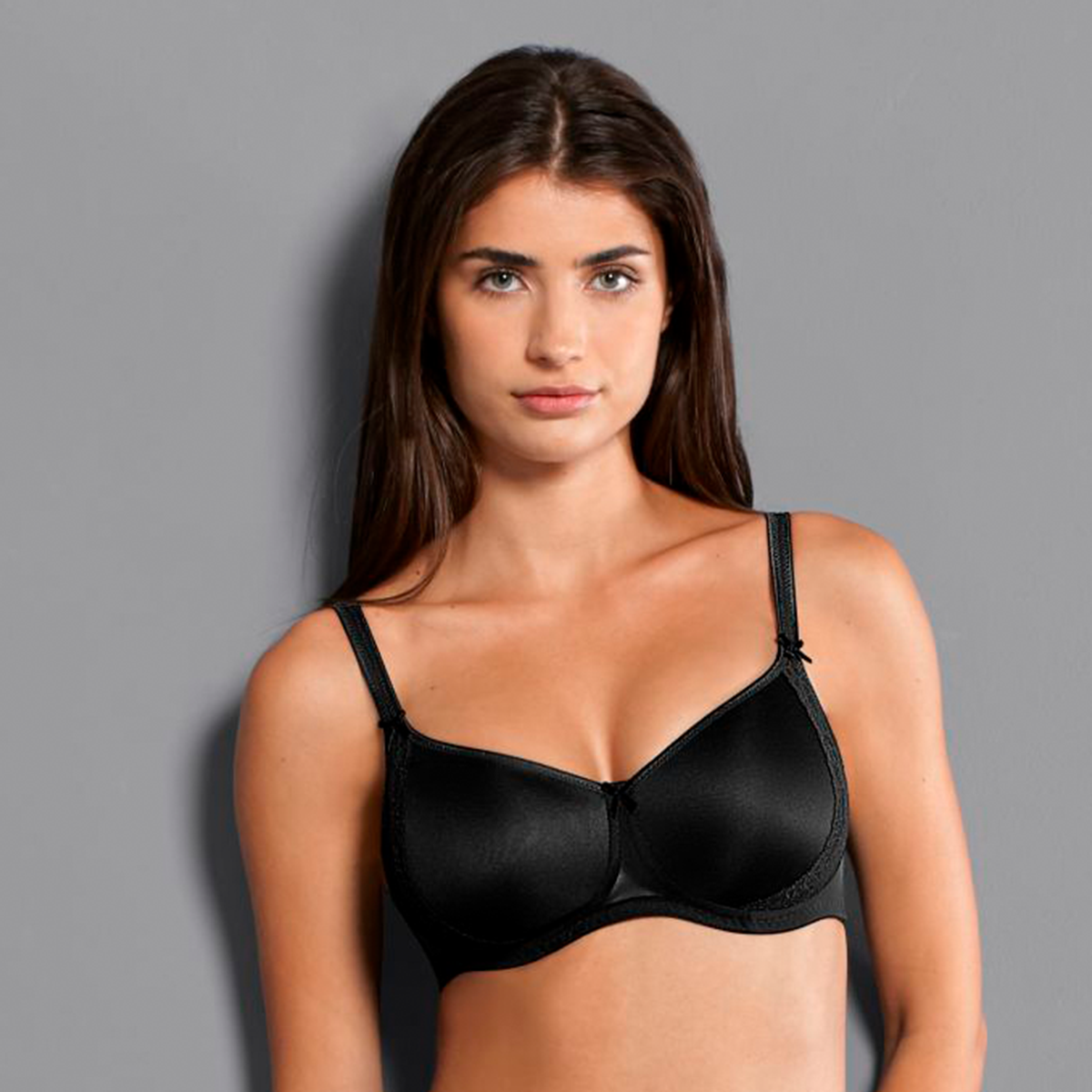 Rosa Faia Lace Rose BH uden bøjle, sort - 5618 - 001 - Black