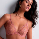 Aubade Crazy In Love trekant BH, rosa - 5DF12 - WARM - Warm Pink