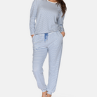 CCDK Betty bukser, blå - 60370 - 6042 - Riverside Stripe