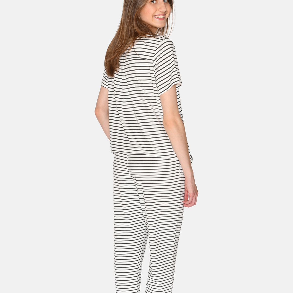 CCDK Betty bukser, hvid - 60370 - 8011 - Pavement Stripe