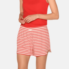 CCDK Kimmy shorts, rød - 60390 - 3029 - Bittersweet Stripe