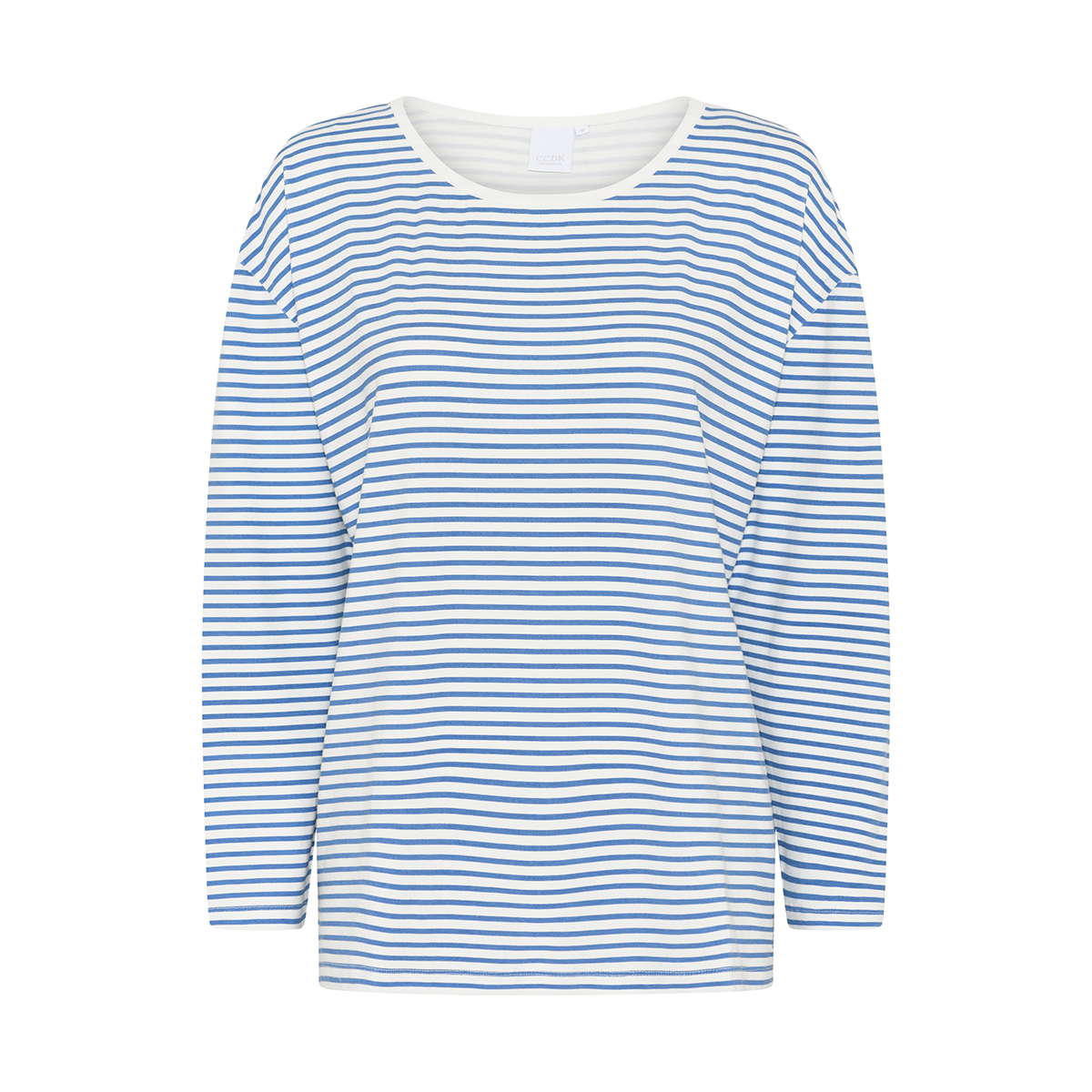 CCDK Britt bluse, blå - 60400 - 6042 - Riverside Stripe