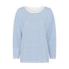 CCDK Britt bluse, blå - 60400 - 6042 - Riverside Stripe