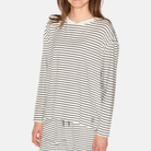 CCDK Britt bluse, multi - 60400 - 8011 - Pavement Stripe