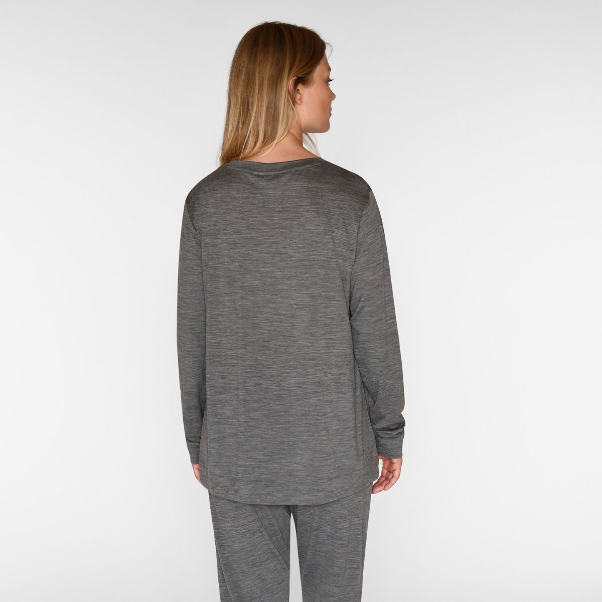CCDK Marbel nattrøje, grå - 61520 - 9016 - Dark Grey Melange