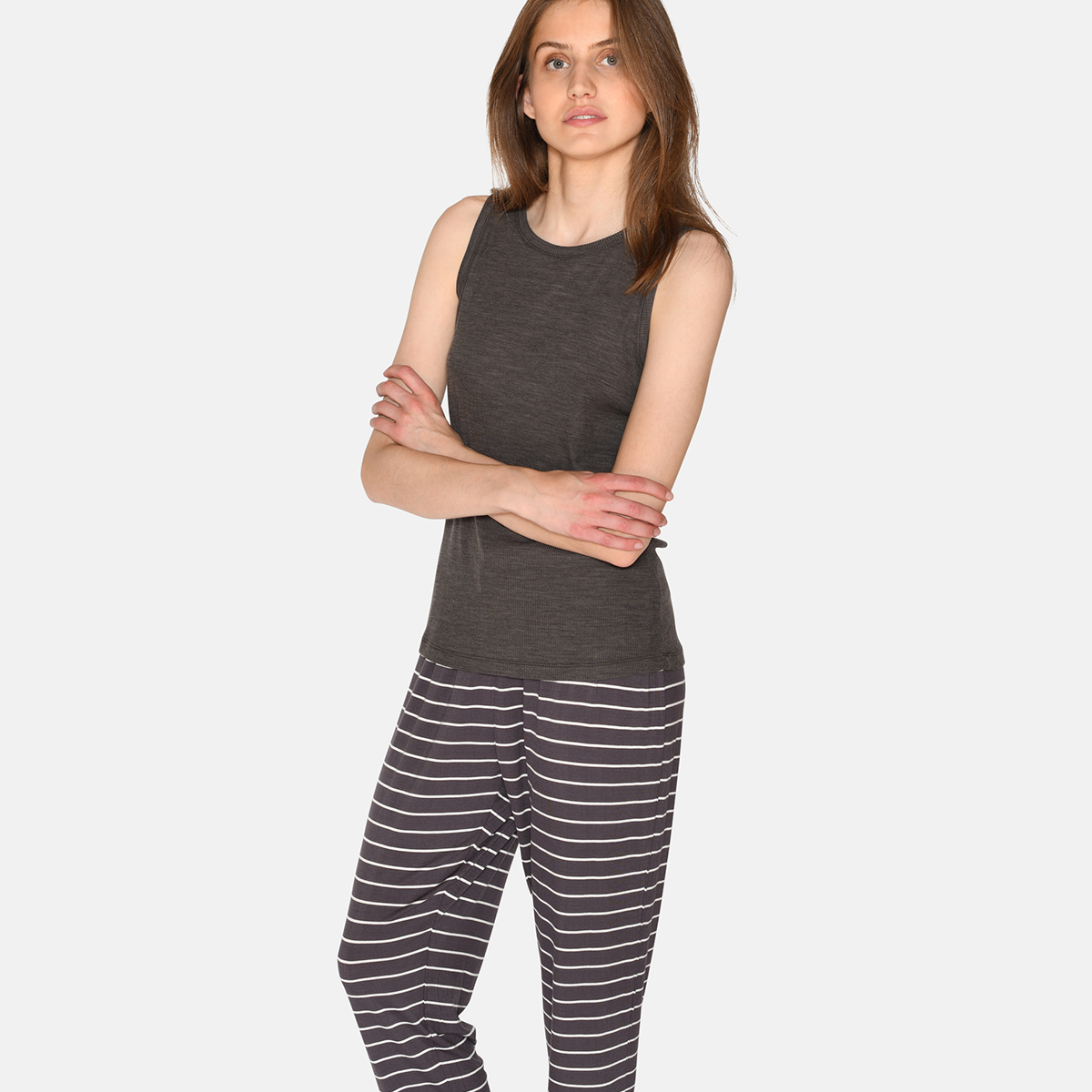 CCDK Monica Tank top, grå - 61550 - 8008 - Pavement Melange
