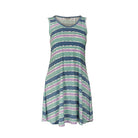 Lady Avenue Bamboo natkjole, blå - 62-604 - 685 - Blue Lilac Aquarel