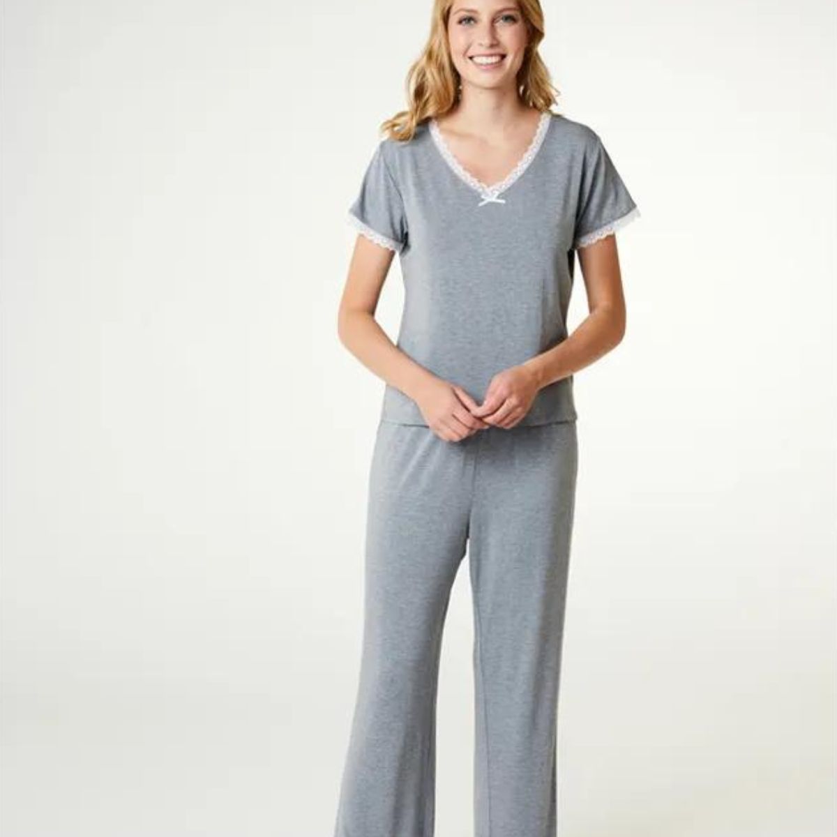 CCDK Jordan pyjamas, grå - 66600 - 9015 - Grey Melange
