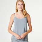 CCDK Kendall Chemise top, grå - 66090 - 9015 - Grey Melange