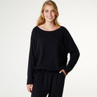 CCDK Lydia Cosy bluse, sort - 622129 - 4600 - Black