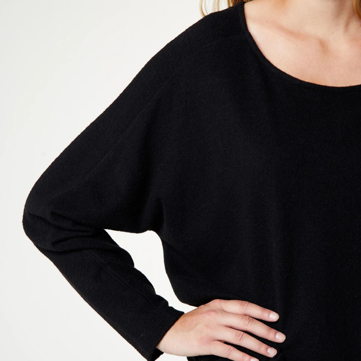 CCDK Lydia Cosy bluse, sort - 622129 - 4600 - Black